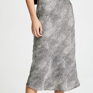 Re:Named Leopard Silk Skirt